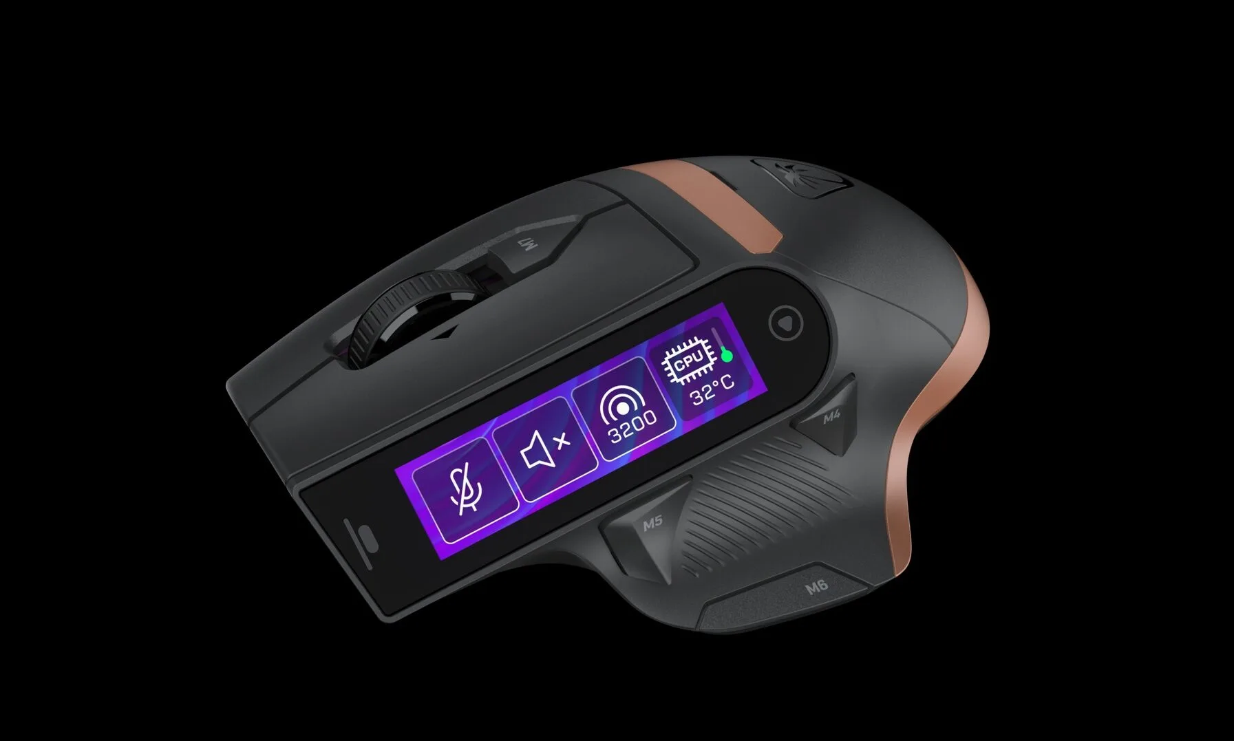 Turtle Beach Command Series MC7 Mouse with built-in display
