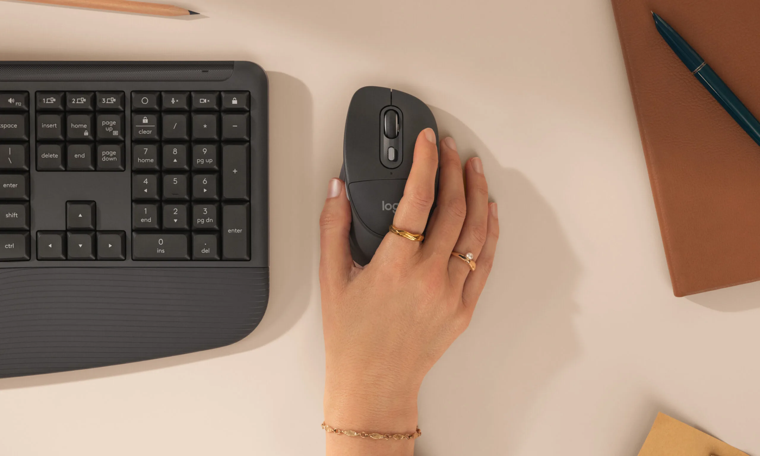 Logitech mouse and keyboard