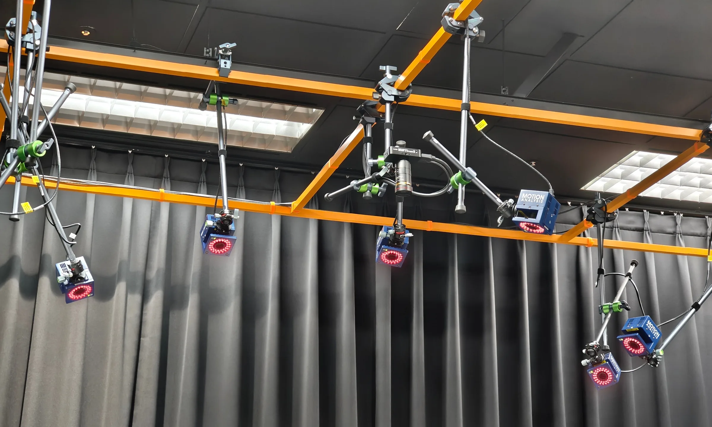 Installation de capture de mouvement avec caméras IR