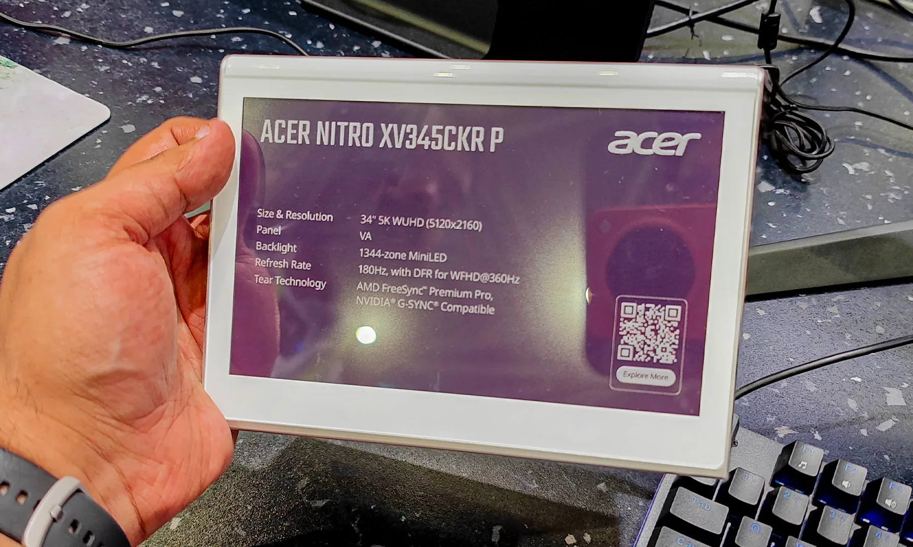 Acer Nitro XV345CKR Specs Computex 2026