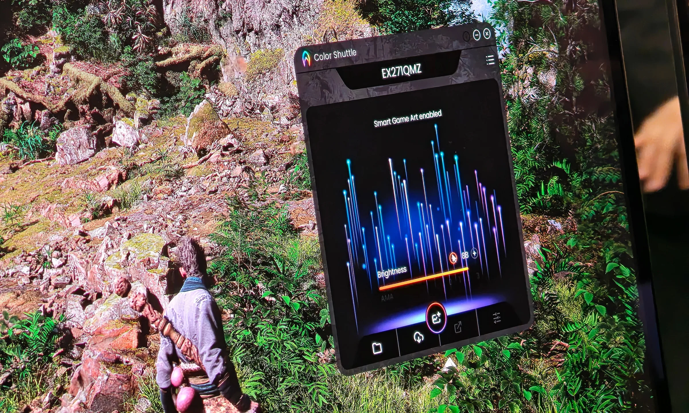 BenQ AI Gaming Monitor Filters Smart Game Art