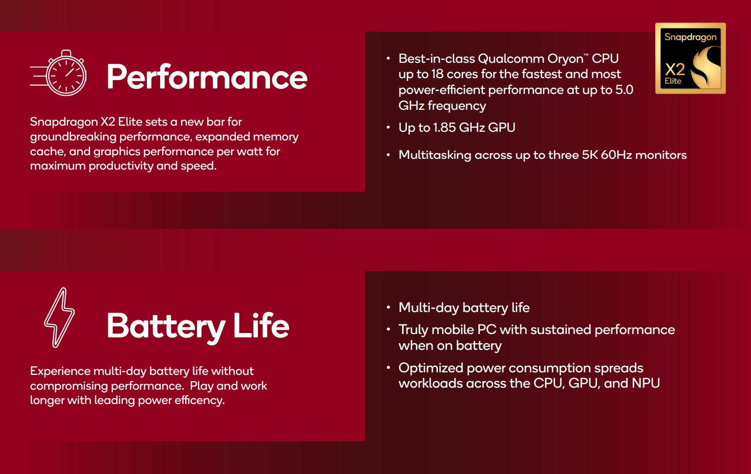 Qualcomm a officiellement annoncé le Snapdragon X2 Elite Extreme et le Snapdragon X2 Elite