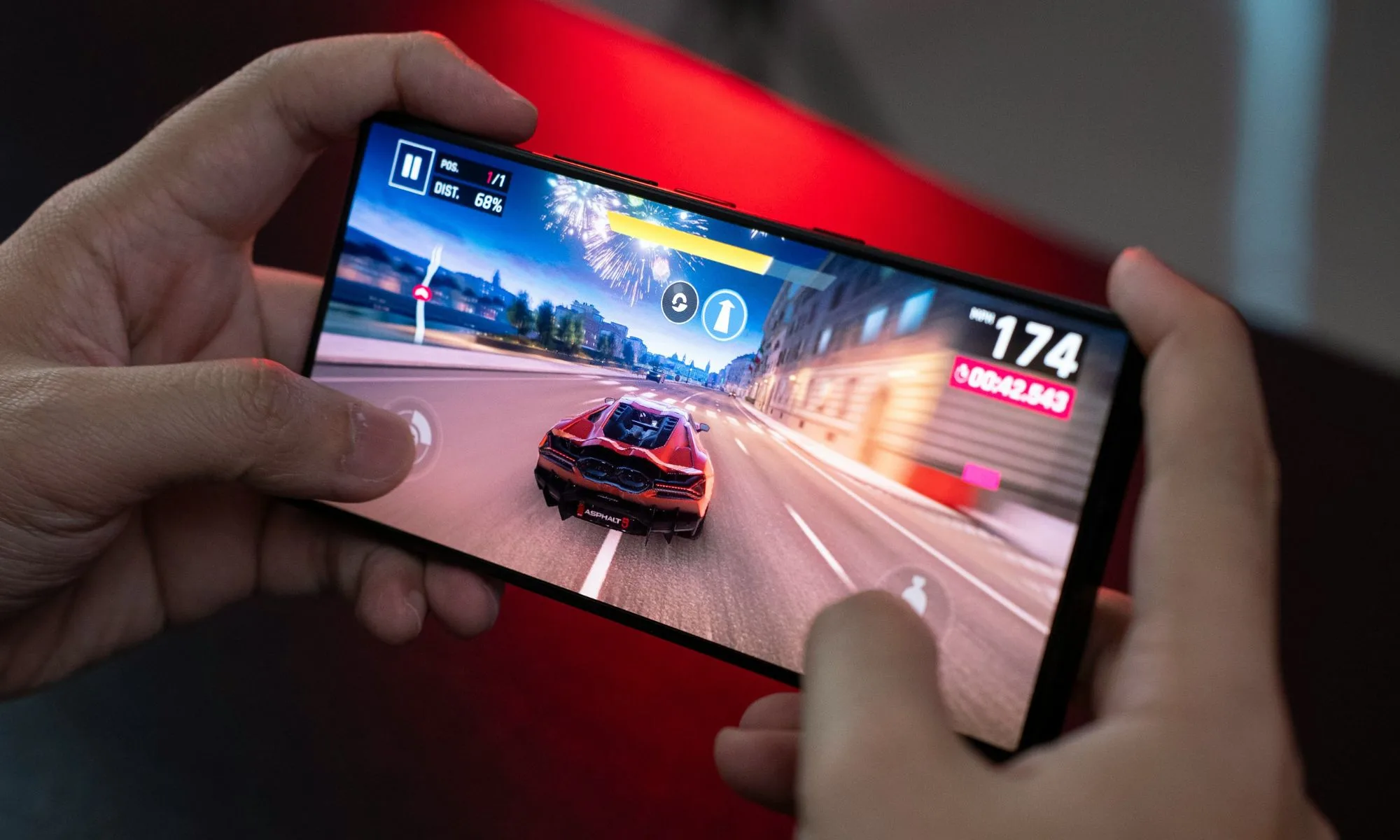Représentation du jeu sur mobile