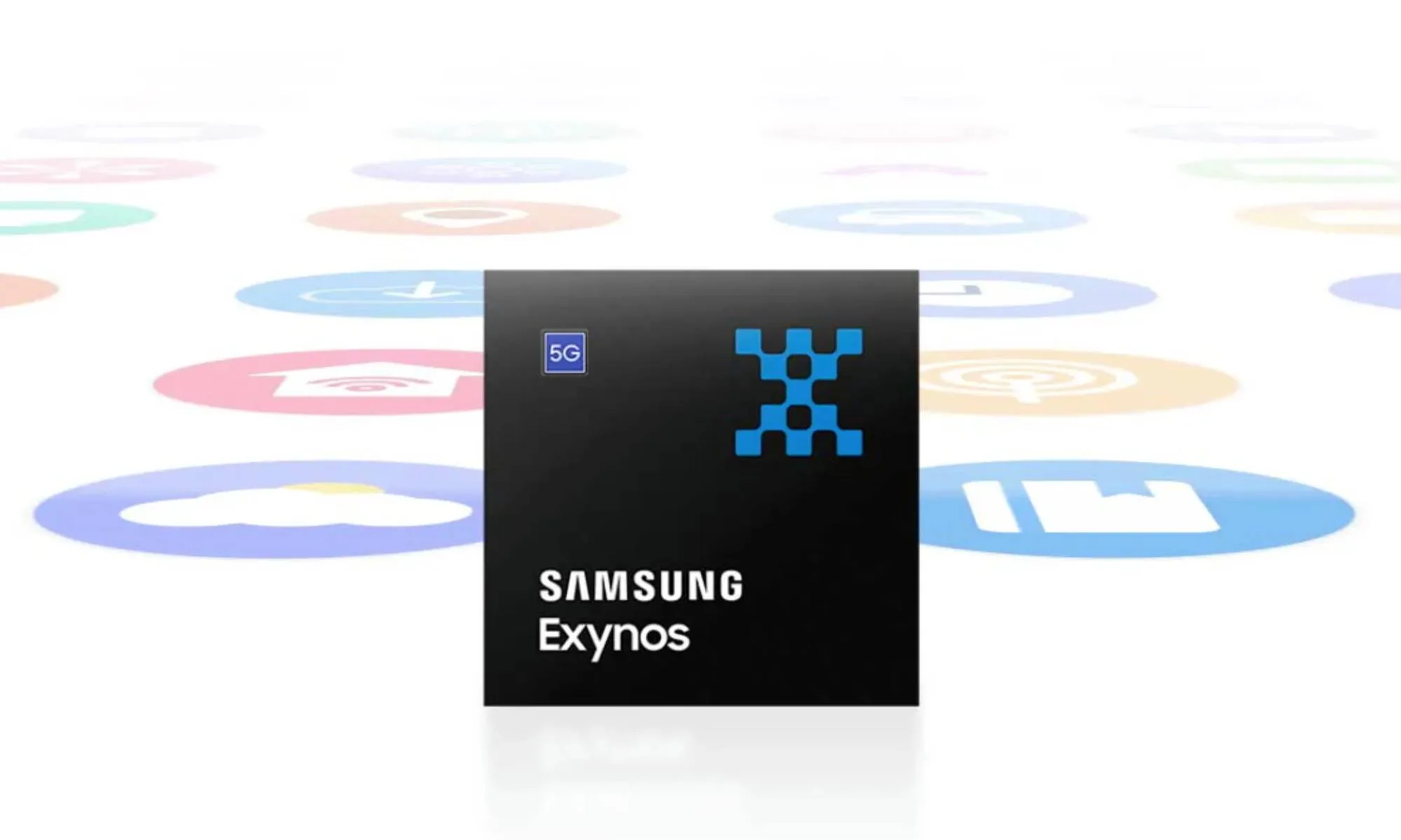 Illustration d'une puce Samsung Exynos.