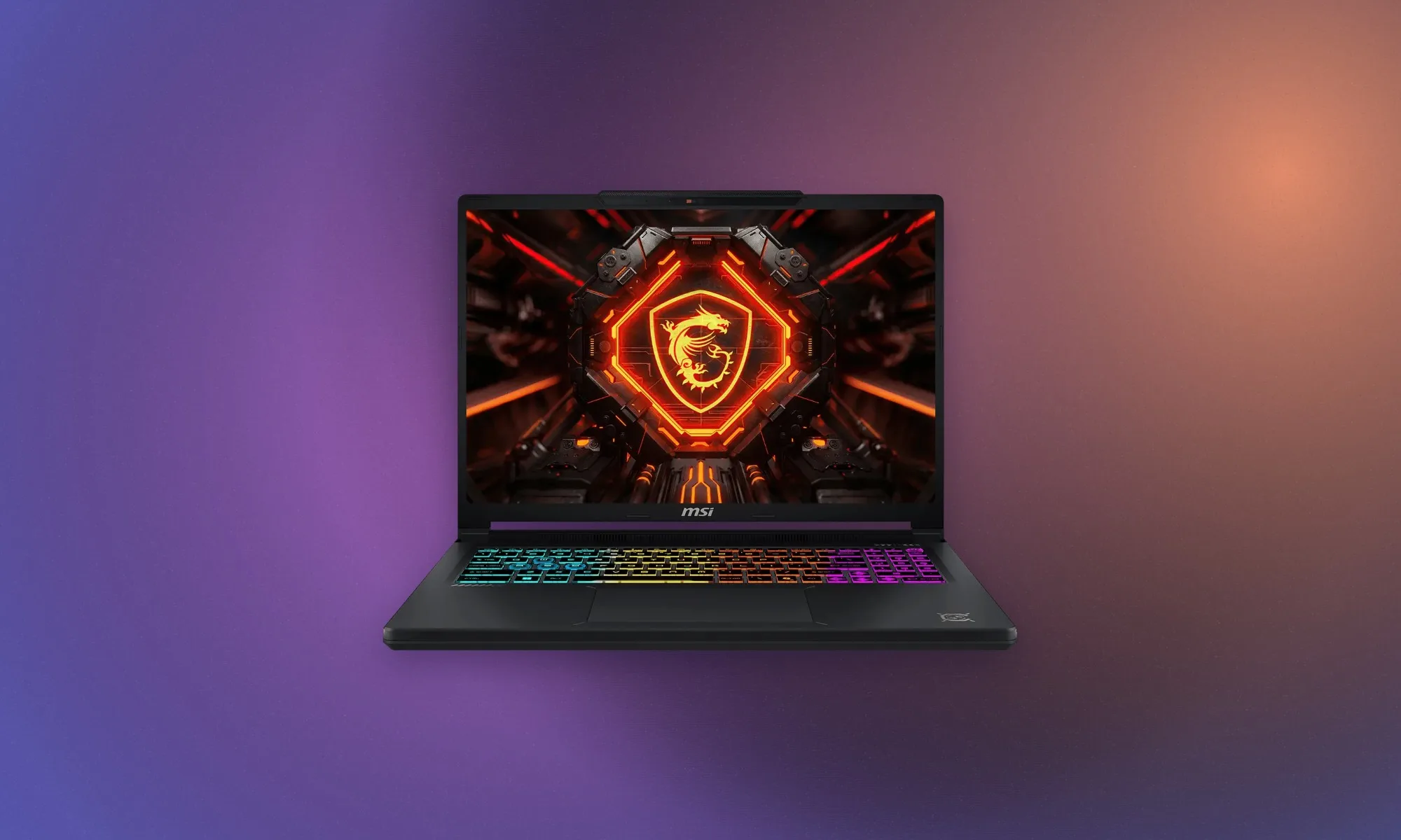 Laptop MSI Crosshair A16 HX E8WX vue arrière
