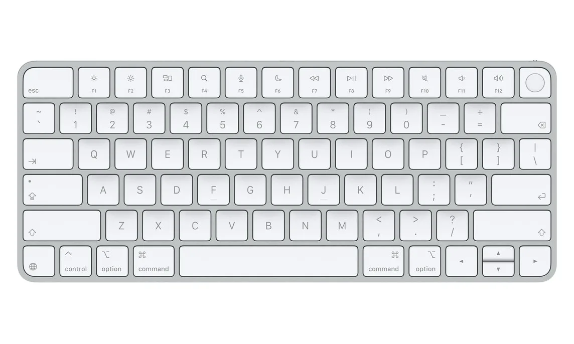 Magic keyboard in white