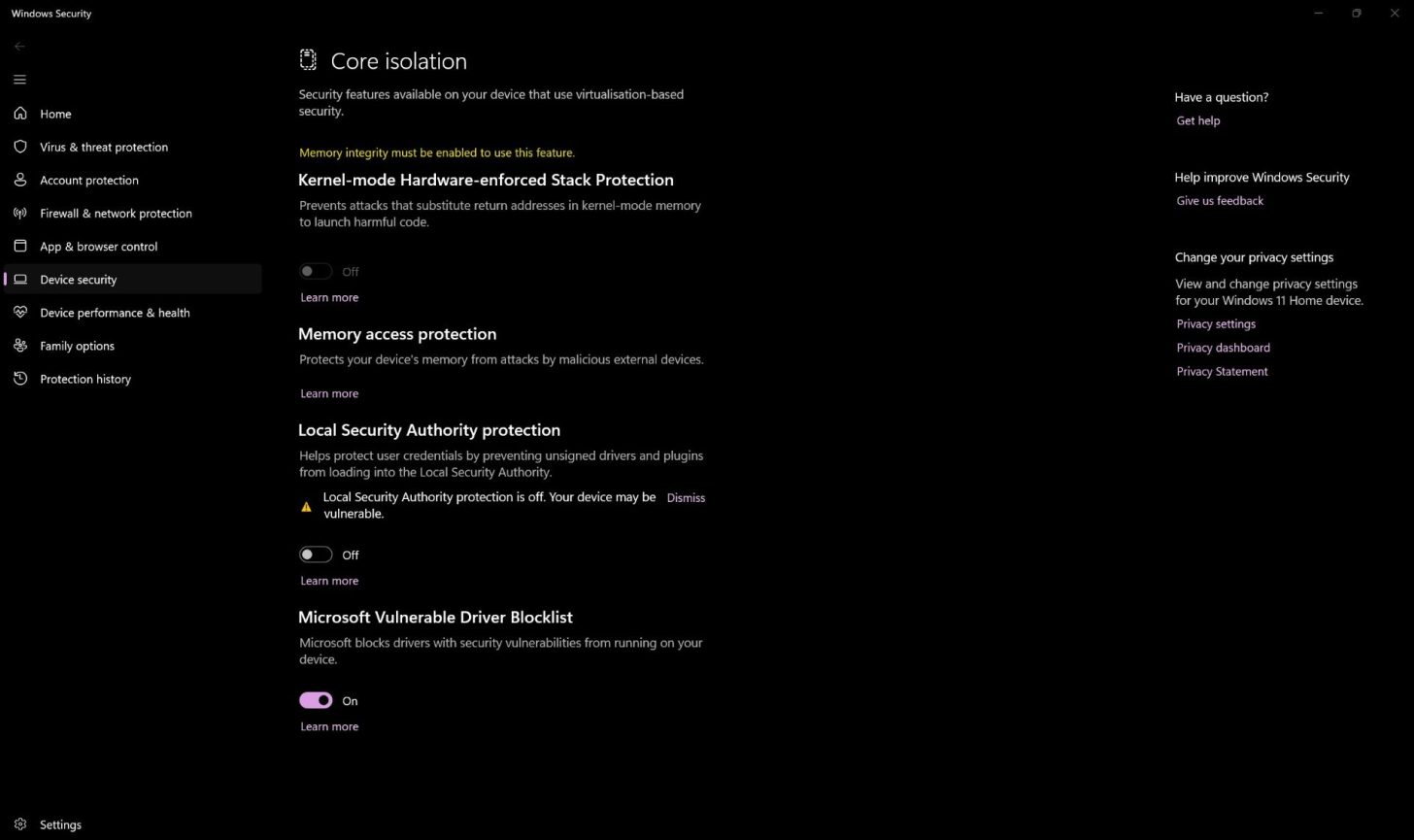 Microsoft activera automatiquement une fonction Windows 11 qui désactivera votre undervolt