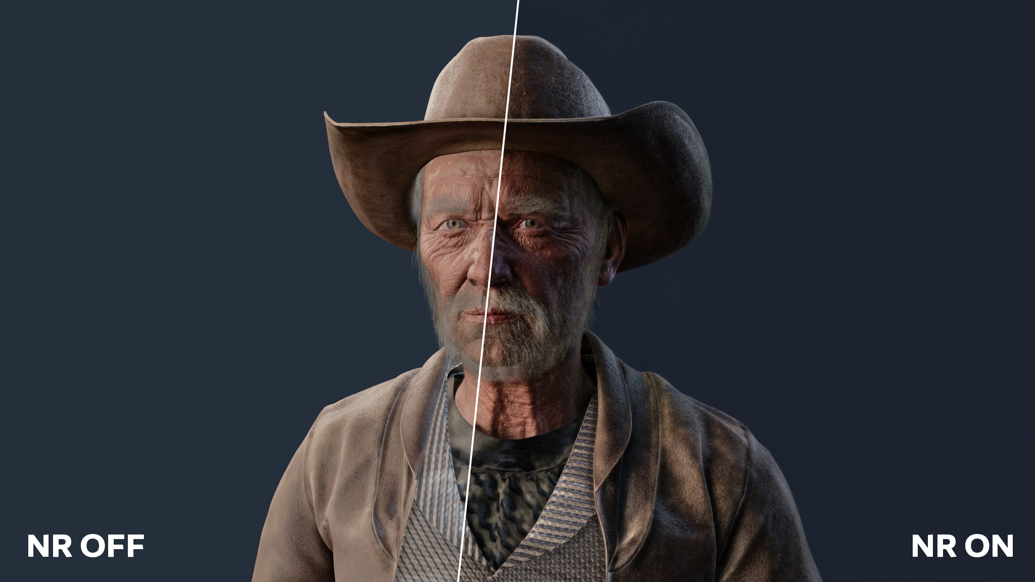 Comparaison DLSS 5 NR désactivé vs activé